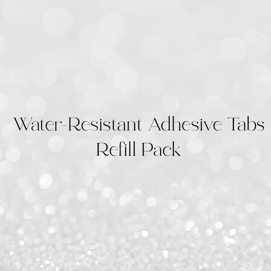 Water-Resistant Adhesive Tabs — Refill Pack